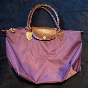 Longchamp Purple Tote Bag🩷